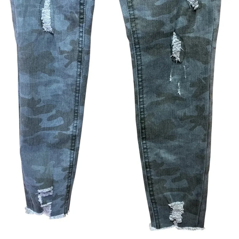 Justice Denim Soft Stretchy Comfy Camo Camouflage Jegging Jeans NWT 10S